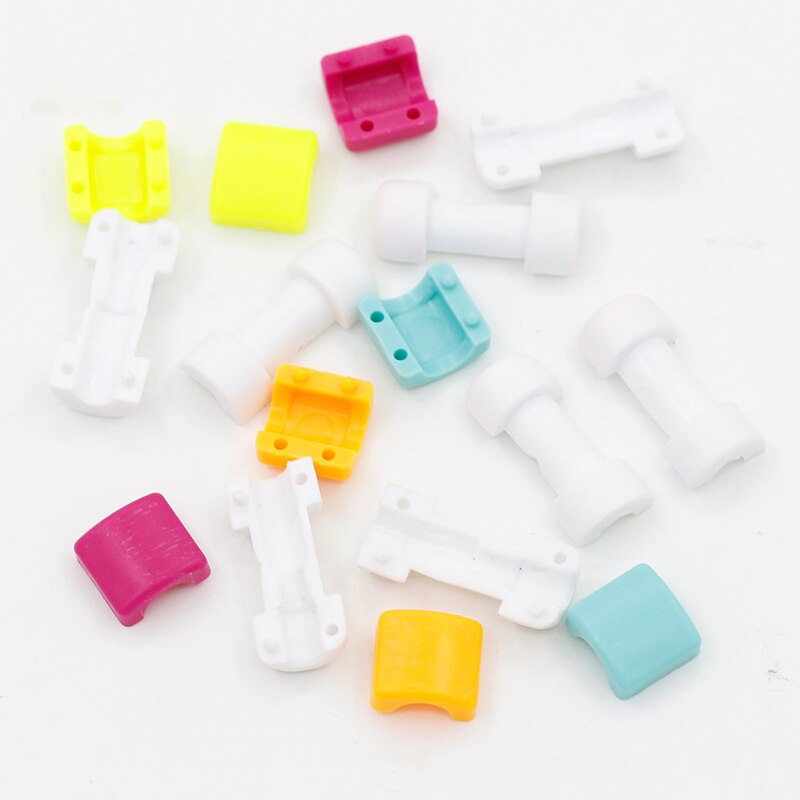 10pcs Cute Cable Organizer Office Desk Set Stationary Silicone USB Cable Winder Wire Protector Holder Clip Wrap Cord Accessories