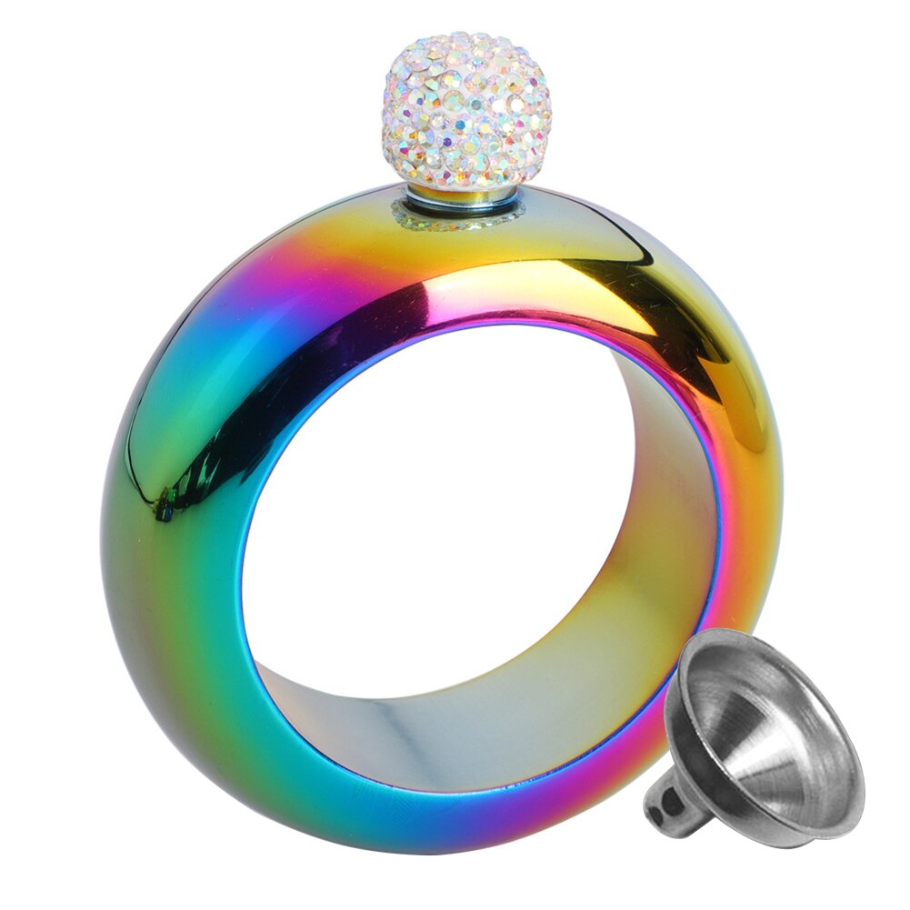 Bracelet Hip Flask 100ML Stainless Steel Carrying Alcohol Whiskey Portable Storing Supplies Bar Supplies Party For: E