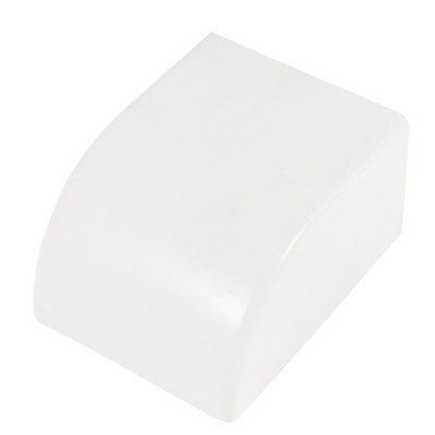 60mm x 40mm PVC Cable Trunking Terminal Joint Cable Raceway Connector