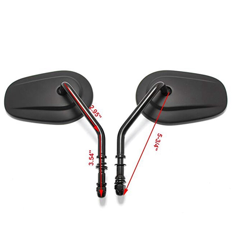 Side Achteruitkijkspiegel Voor Jeep Wrangler Deur Off Spiegels Voor Jk Jku Jl 1987 Voor Xl 883 1200 zwart
