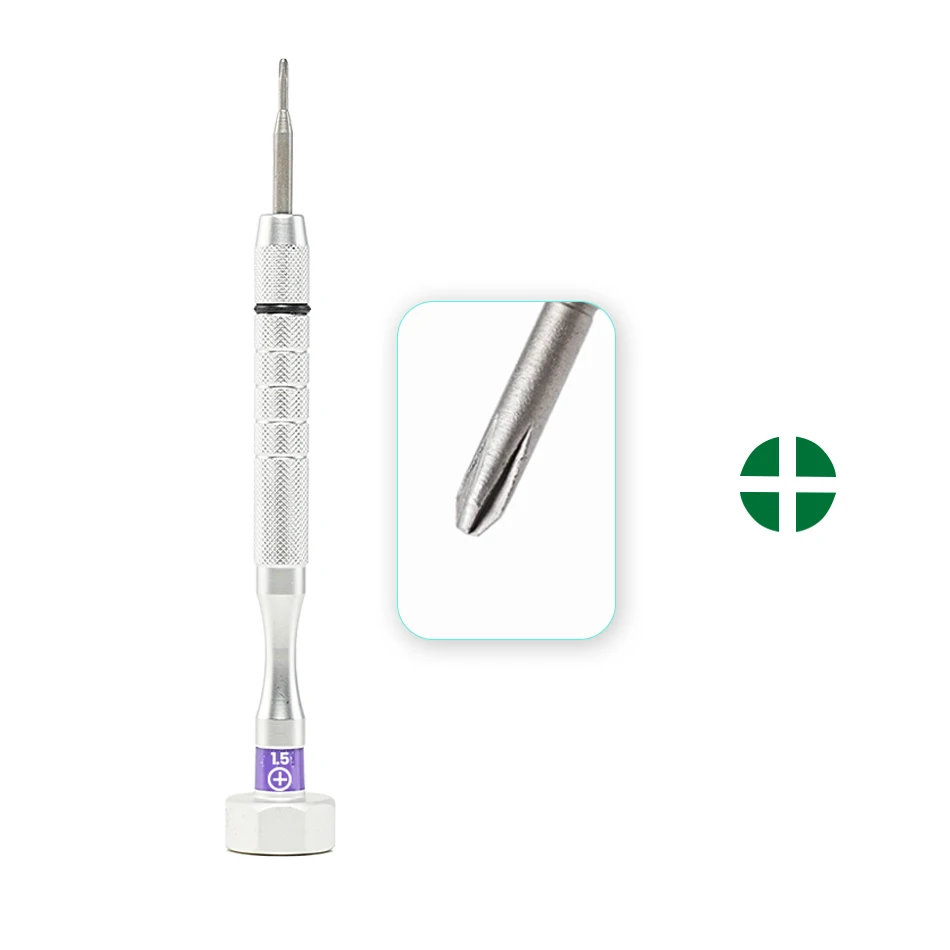 1pc Stainless Steel Eyeglasses Screwdriver Set For Glasses Watches Repair Tool Replaceable Blades Screwdriver: black