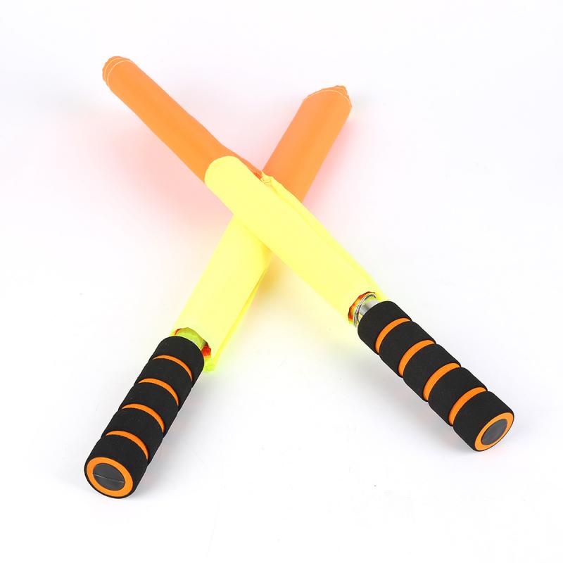 2 Stuks Voetbal Scheidsrechter Vlaggen Grensrechter Vlag Padded Grips Rood En Geel Gevierendeeld Vlag Voetbal Scheidsrechter Vlaggen