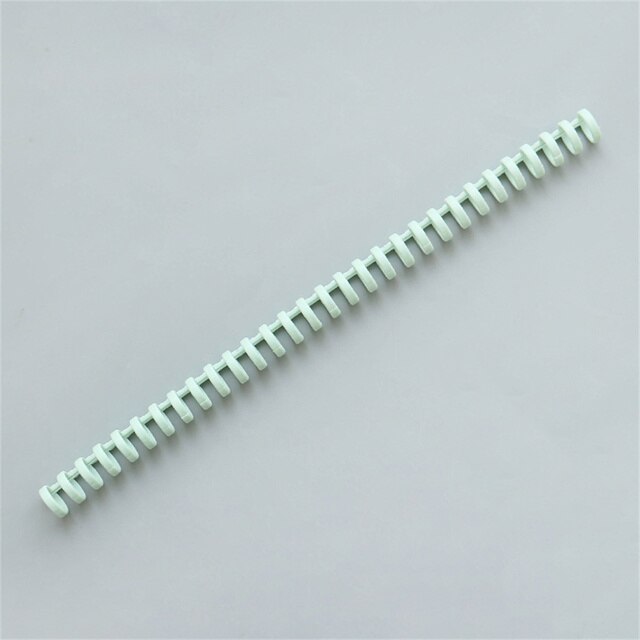 5 Pcs Loose Leaf Notebook Binding Plastic 30 Holes Circles Ring Spiral Coil Scrapbook Clip Punch Office Supply A4 Notebook Clips