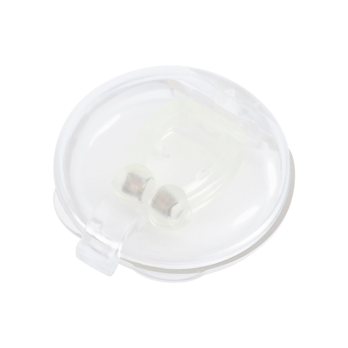 2 stk silikone magnetisk næseklemme anti snorke stop snorken næse trimmer unisex natte sove hjælpeværktøj: Default Title
