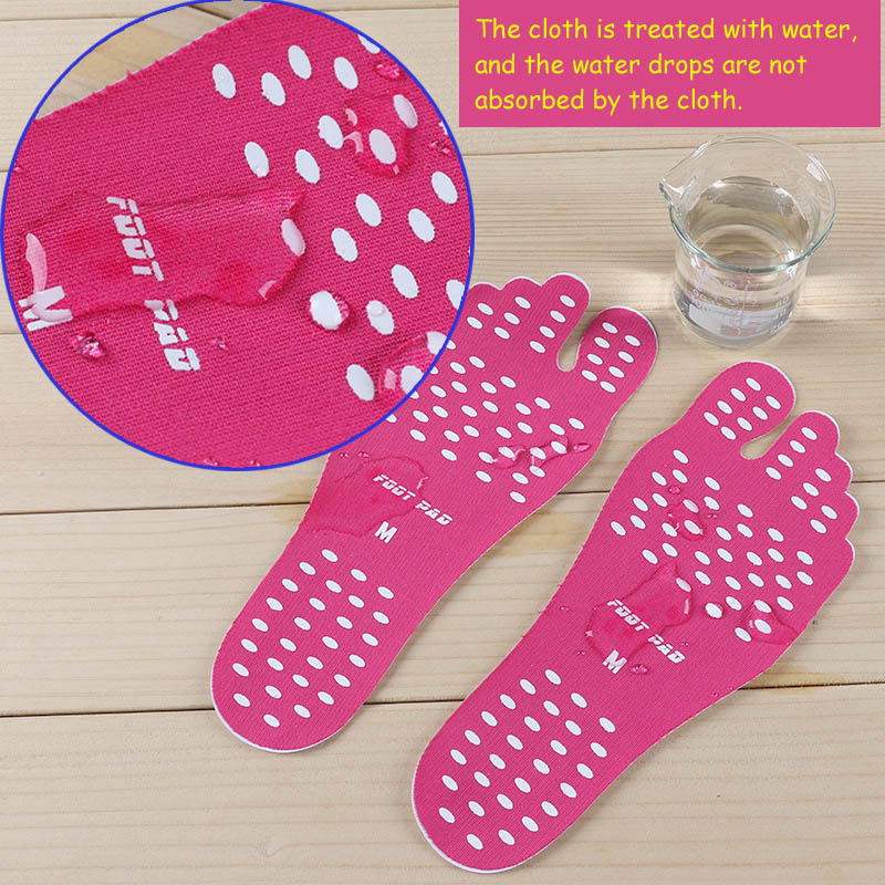 Nicht-Unterhose Meer Strand Schuhe ausgestattet mit Anti-Schleudern schuhe Strand socken Pad Füße Aufkleber Einlegesohlen flexibel Strand füße