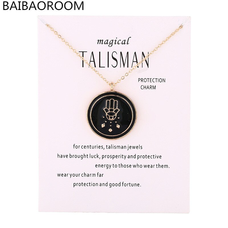Aangekomen Magische Talisman Serie Glazuur Druppels Bergamot Boeddha Hanger Bescherming Charme Ketting Sieraden