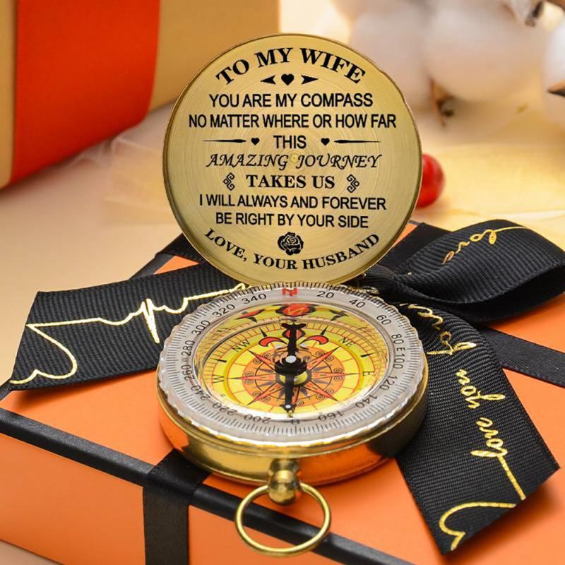 2022 Compass Camping Hiking Pocket Compass Portable Luminous Display Compass Navigation For Outdoor Activities: 03