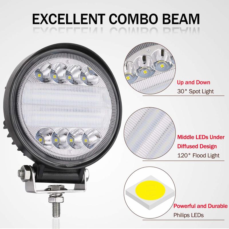 Led lys bar 90w led bar 30 barra led bil lys til 4 x 4 led bar offroad suv atv traktor båd lastbiler gravemaskine 12v 24v arbejdslys
