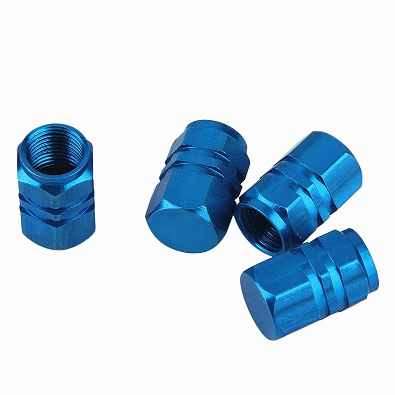 4Stck Auto Reifen Ventil Stengel Kappen Bolzen-in Aluminium Diebstahl nachweisen Ventil Kappen Auto Rad Reifen Ventile Reifen Stengel Luft Kappen Auto Zubehör