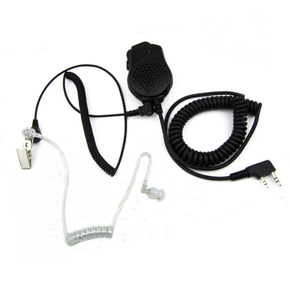 2PCS Dual PTT Earpiece MIC Speaker UV-82 UV-8 UV82L UV-89 UV-82 Plus UV-82TP GT-5TP UV-82HP UV-82HX Microphone for Baofeng UV 82