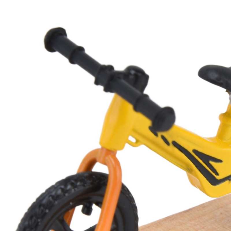 Dollhouse Mini Bike Mini Bicycle Model Metal for Decoration