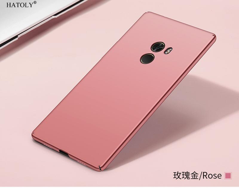 per Xiaomi Mi Caso mi Della Miscela della miscela ultra-sottile Liscia Dura del PC Della Copertura Posteriore di Protezione per Il Caso di Xiaomi Mi HATOLY della miscela di Trasporto: Rosegold