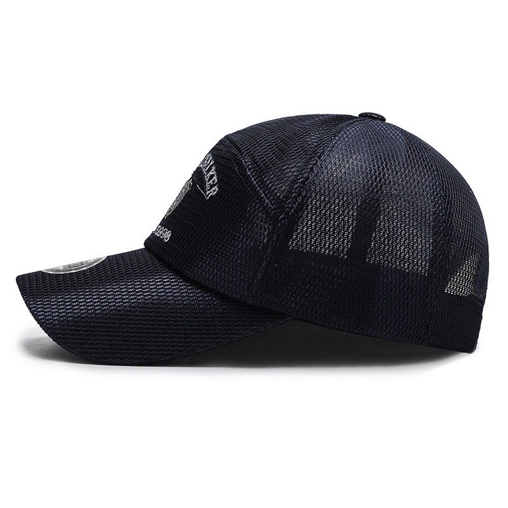 Printemps Et Été Casquettes De Baseball Pour Homme Décontracté Style Polyester Maille Broderie Extérieure Sport Hommes Chapeaux