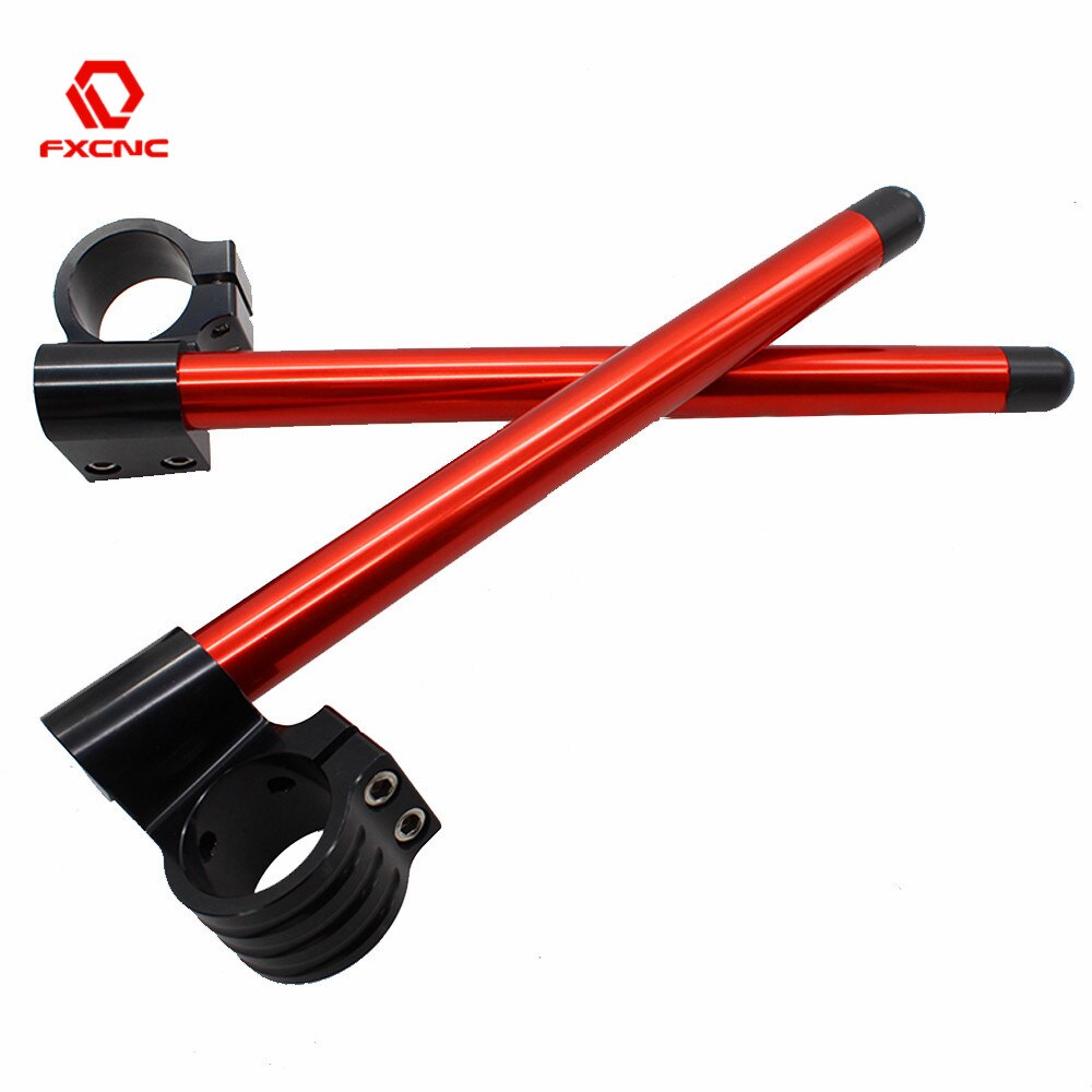 ROOD 31 33 35 36 37 41 43 45 48 50 51 52 53 54mm Motorcycle Stuur Rised Riser clipon Clip On Clip-ons Vork Handvat Bar Clamp