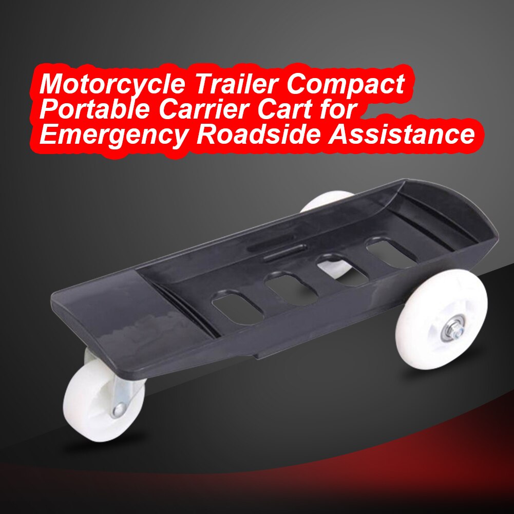 Motorcycle Trailer Compact Portable Carrier Cart For Emergency Roadside AssistanceBreaking Tire Emergency Assistance Trailer