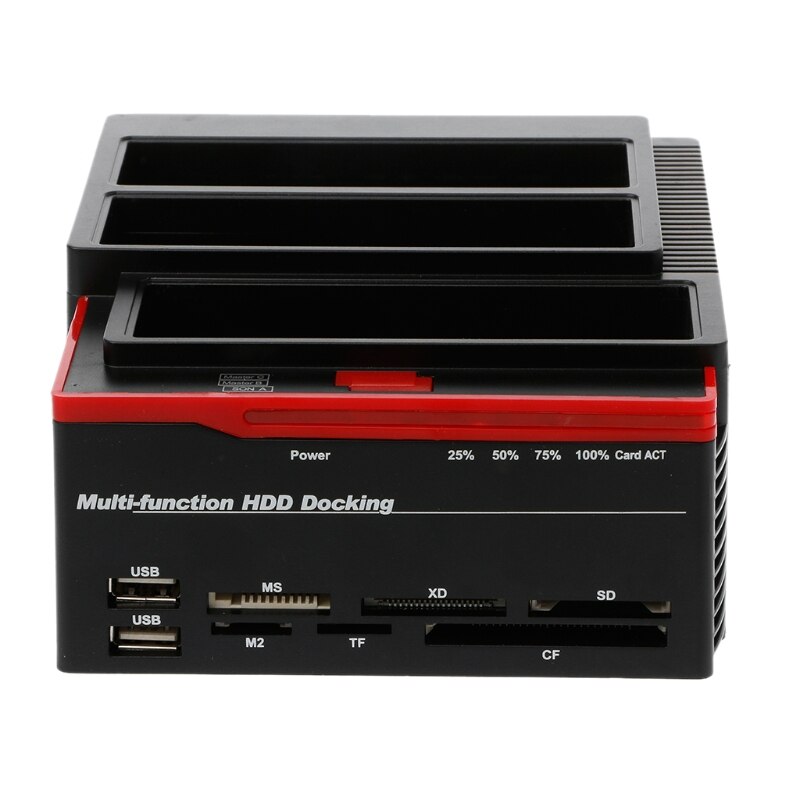 USB3.0 Naar Sata Ide Externe 2.5 "/3.5" Hdd Docking Station Kaartlezer * Dls *