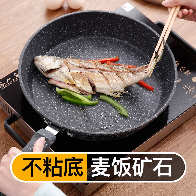 600 maifanshi pan antiaanbakpan koekenpan steakpan pan pan inductiekookplaat gasgeschikte pan omeletpan