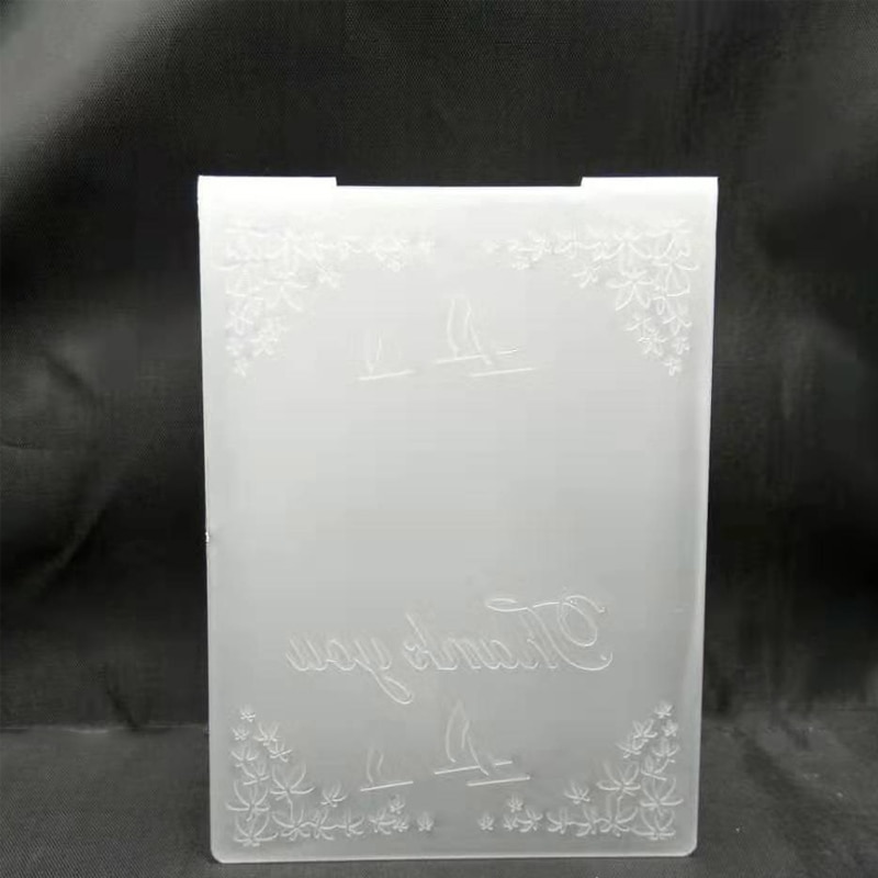 ZATWBS Beautiful nature Embossing plates DIY Paper Cutting Dies Scrapbooking Plastic Embossing Folder