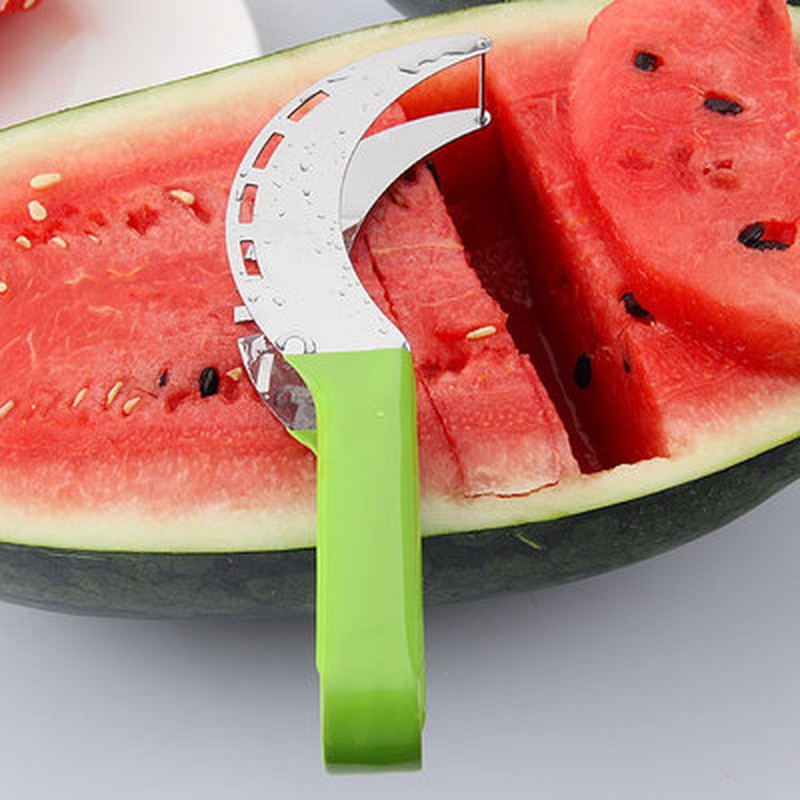 Watermeloen Slicer Rvs Cantaloupe Cutter Mes Corer Fruit Groente Gereedschap Nuttig Keuken Gadgets