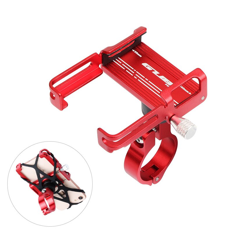 GUB P20 uchwyt na telefon rowerowy robić motocykli akcesoria rowerowe uchwyt robić telefonu sportowego: czerwony