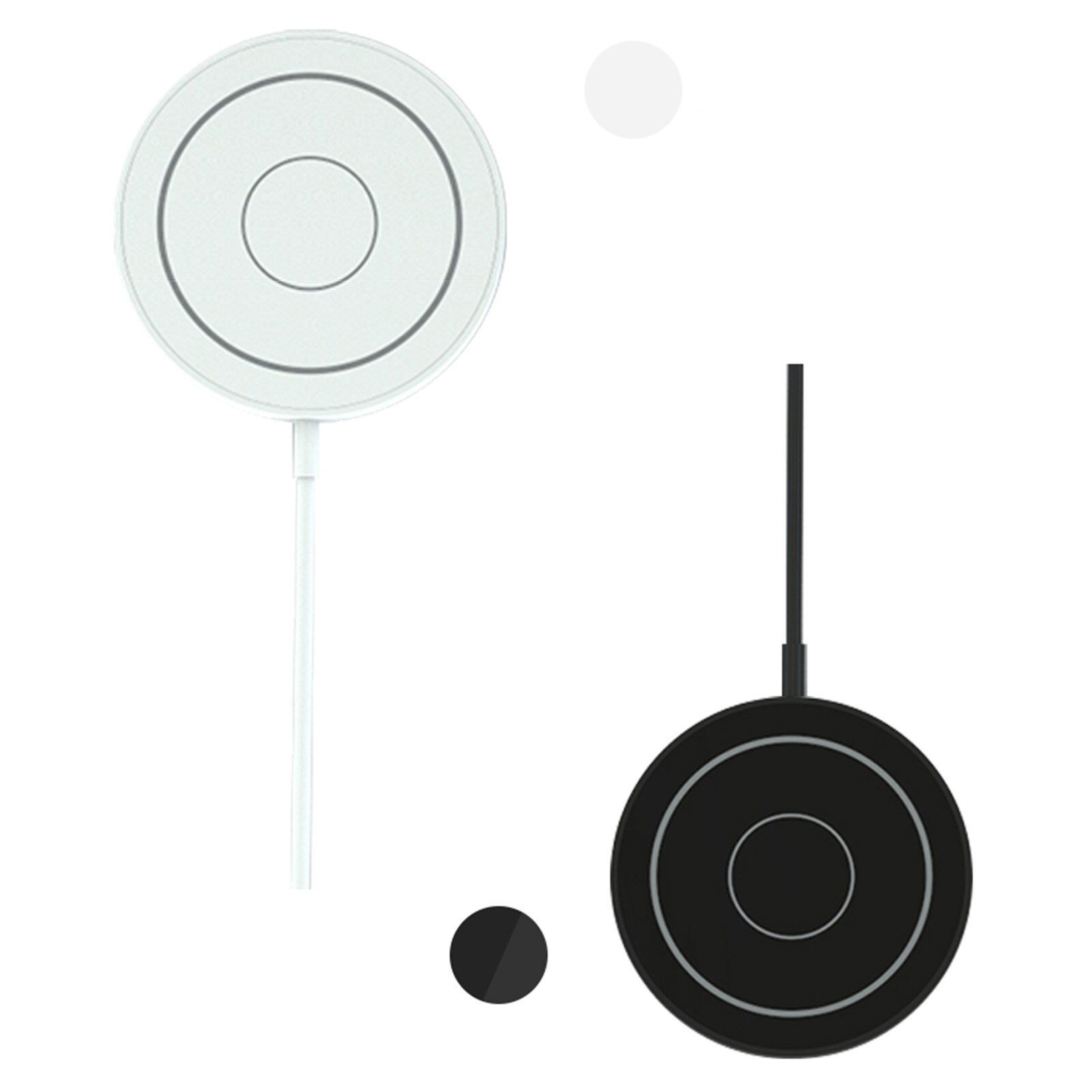 USB Charger For Apple IPhone 12 Pro Magnet Magnetic Wireless Charger T12 QI For IPhone12 ABS USB-C Fast Charger Charger