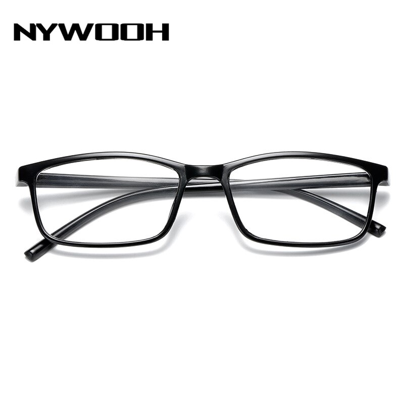 Nywooh sininen elokuva valmis myopia lasit miehet mustat silmälasit lyhytnäköiset silmälasit  -1.0 -1.5 -2 -2.5 -3. -3.5 -4