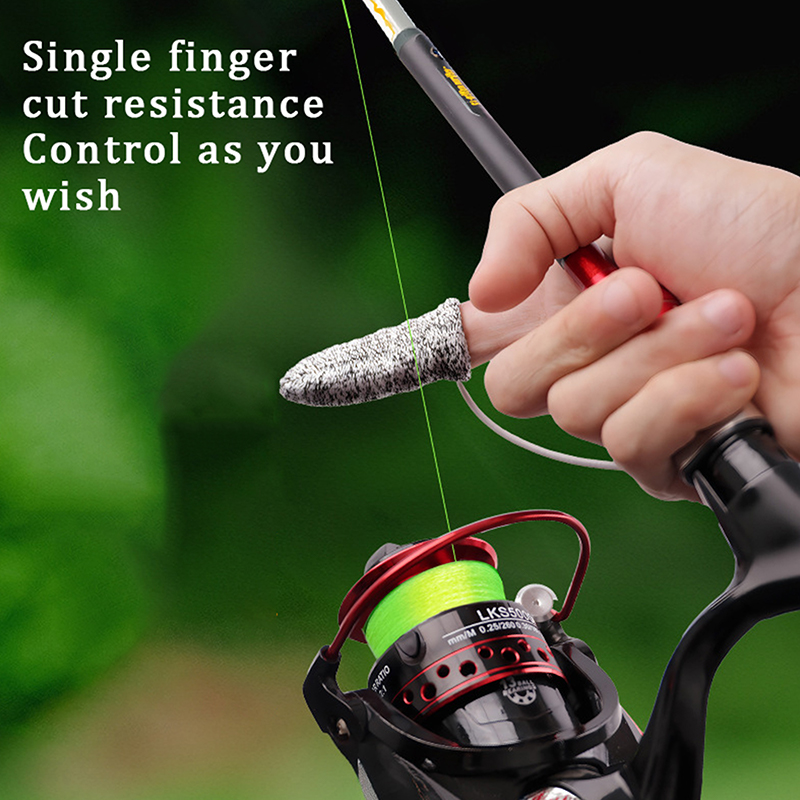 Fishing Gloves Wear Resistant Anti Cutting Single Finger Protective Cover For Outdoor Far Throw Casting Fishing Control Line
