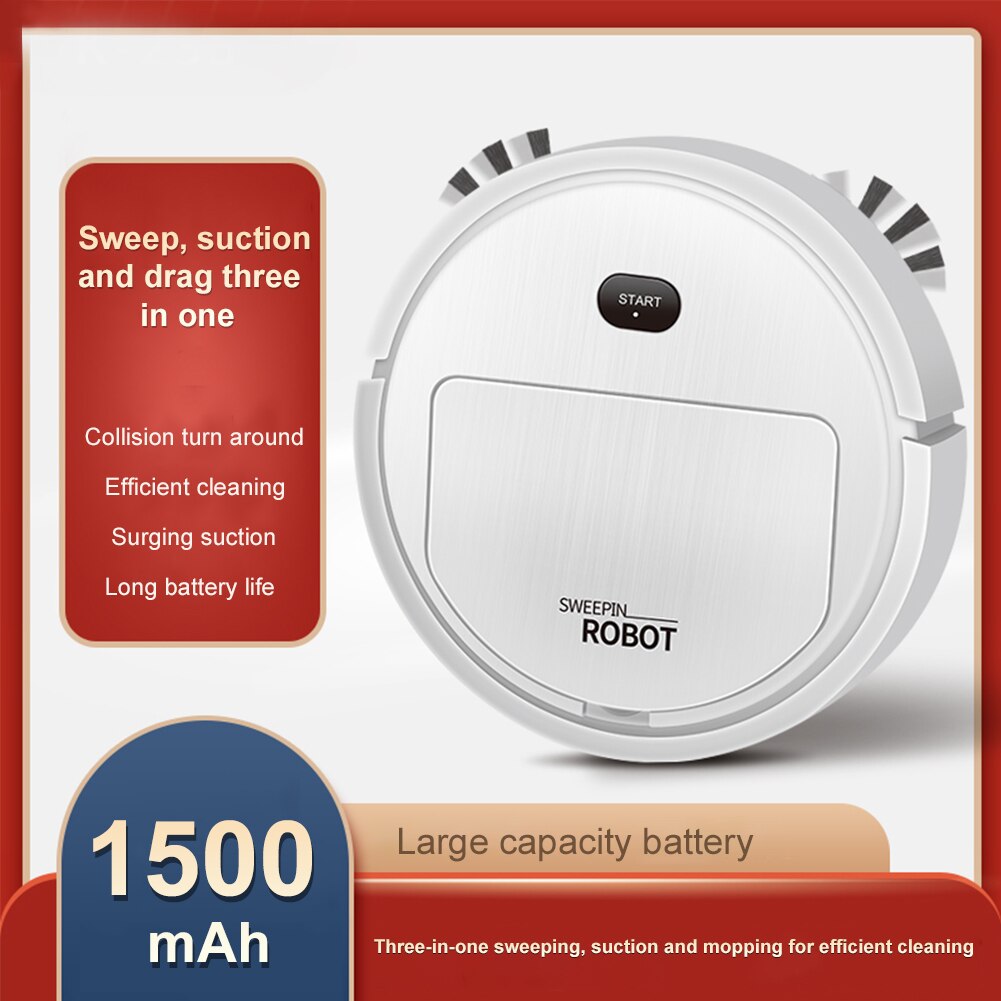 Smart Robot Stofzuiger Automatische Stofzuigers Auto Robot Cleaner Sterke Zuigkracht Stille Mini Cleaning Robot
