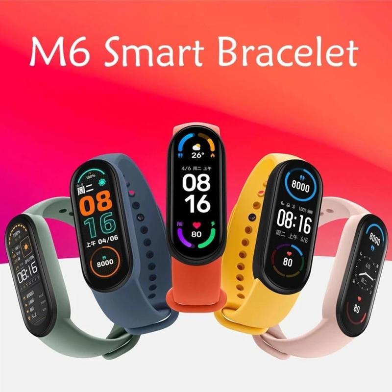 Für  m6 smarte armbänder mit farbbildschirm und bluetooth 4.0