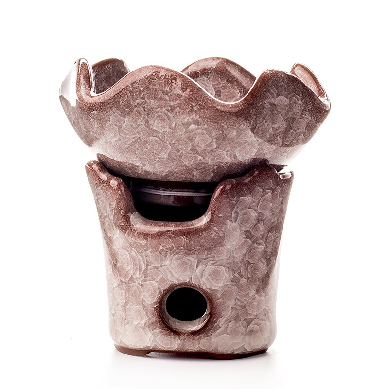 Ice crack glasyr tefilter keramik teaset teaware tetillbehör tesil kinesiskt teset drinkware koppar &amp; fat  d013: Kristallvit