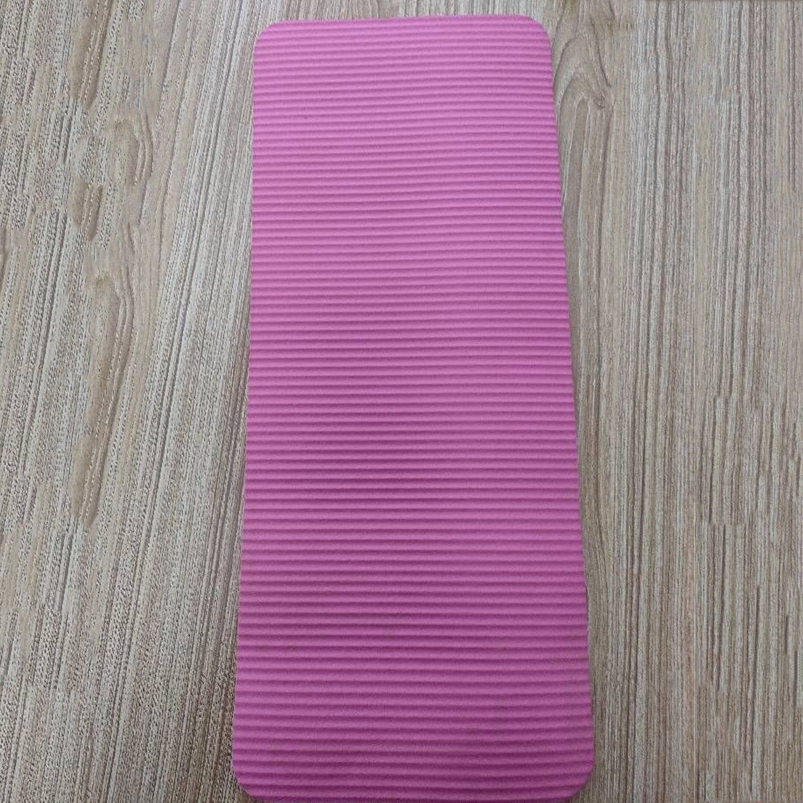 60x25x1.5cm Non Slip Yoga Knee Pad Thickened NBR Exercise Mat Portable Workout Cushion for Elbow Support Comfortable Fitness Pad: Pink