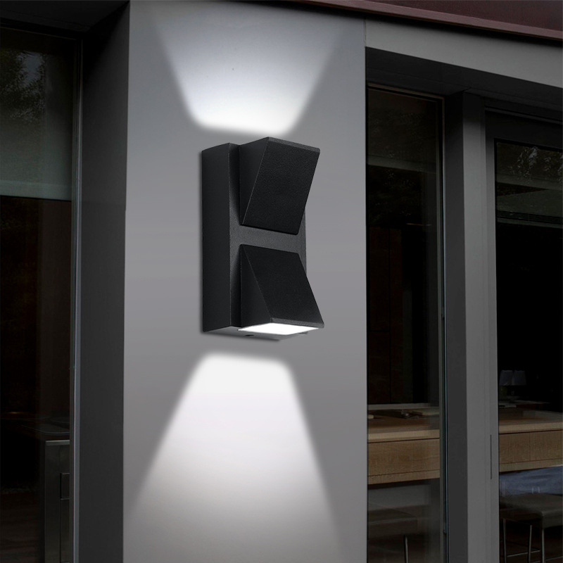 Aluminium Wandlamp Waterdichte Outdoor Led Wandlamp IP65 Tuin Verlichting Lamp Voor Blaker Balkon Decoratie AC110V 220V