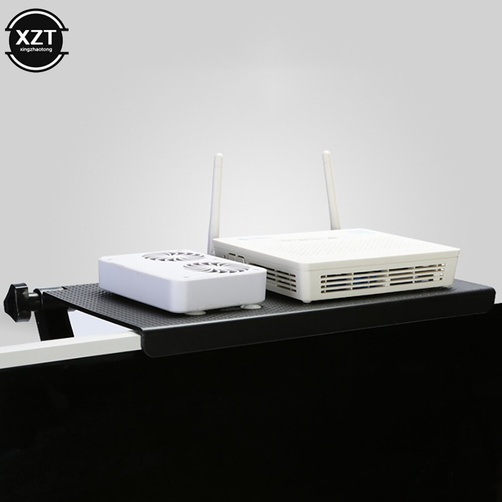 1 pz TV Monitor Rack Organizer schermo ripiano superiore staffa pratica archiviazione domestica Computer ufficio supporto multifunzione