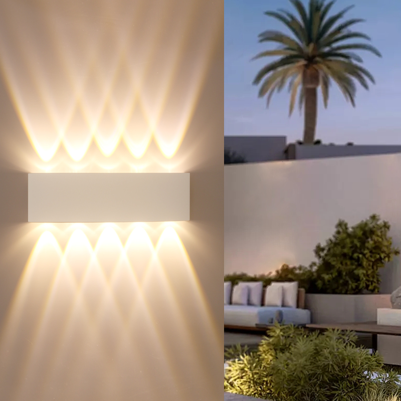 Telescoop Led Wandlamp ABS Outdoor IP65 Waterdichte Witte Wandlamp Voor Huis Villa Tuin Binnenplaats Veranda Trap Gang Licht