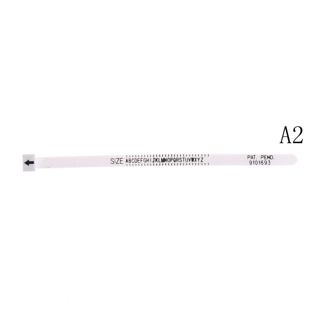 Ring Sizer Scale Gauge Finger Stick Mandrel Measurement Jewelry Tools Check Size
