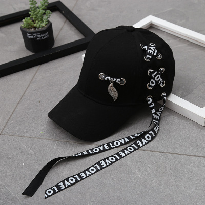 Baseball Cap Mode Lange Riem Vrouwen Mannen Baseball Cap Zwart Snapback Verstelbare Hiphop Caps pet homme Baseball Caps: A1