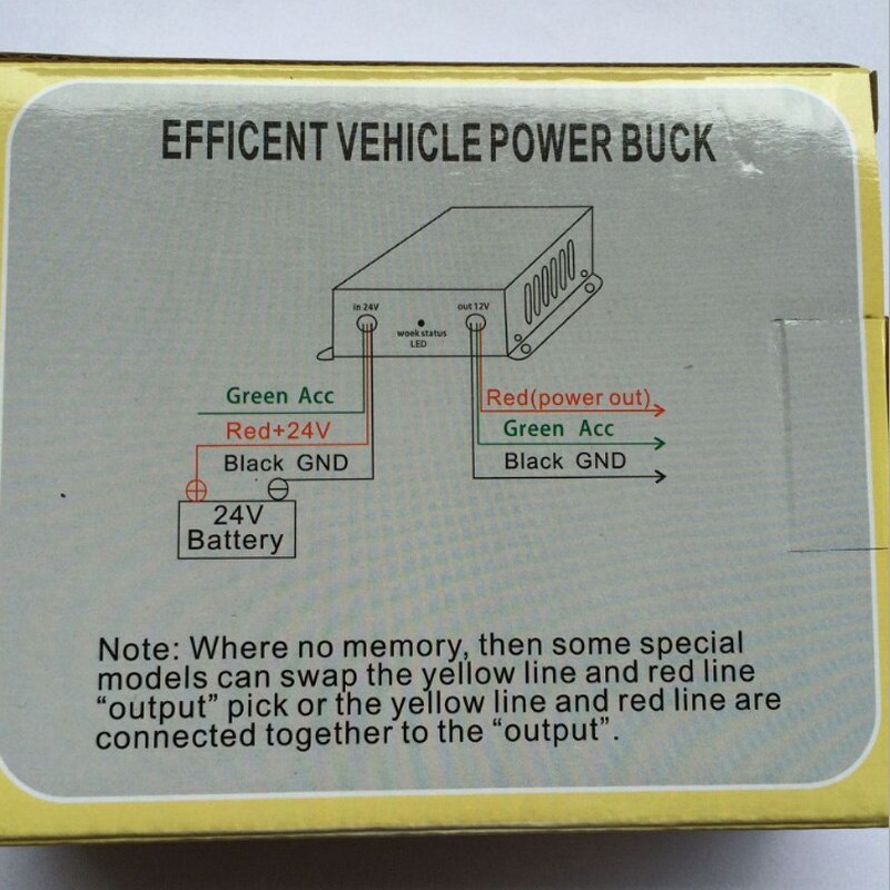 10A Auto Power Converter Omvormer 36V 24V naar 12V Auto Power Transformator Negatieve Booster Auto Stap- down Transformator