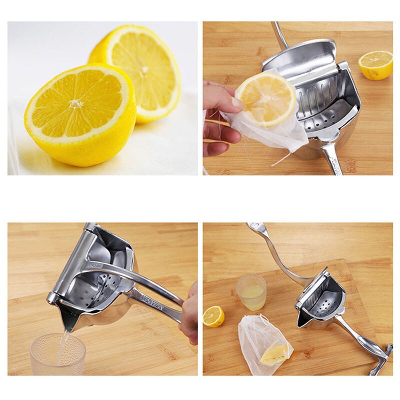 Manual Juicer Aluminum Alloy Hand Press Juicer Pomegranate Orange Lemon Sugar Cane Juice Kitchen Fruit Tool