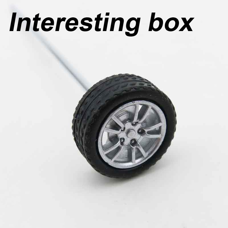 2 * 16MM rubber wheels 4WD wheels DIY technology small production plastic wheels model 10