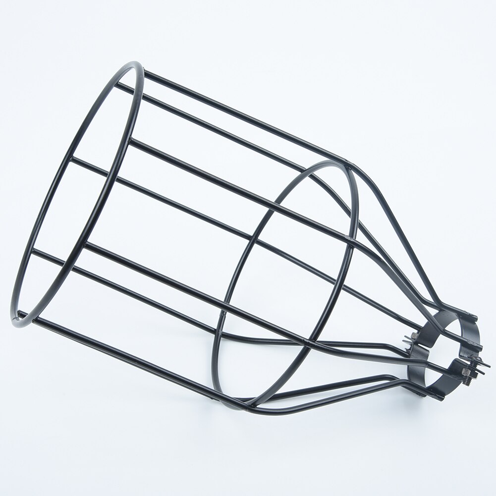 Metal pære vagt lampe bur pendel lamper holdere loft ventilator pære dæksler