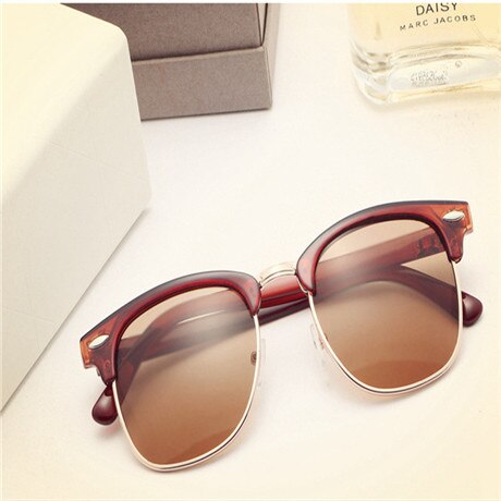 ASOUZ oval men's sunglasses UV400 classic retro brand ladies glasses UV400 driving sunglasses: C8