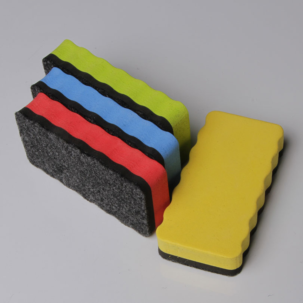 New8pcs Magnetic Writing Board Eraser Whiteboard Eraser For Classroom Office Home Using