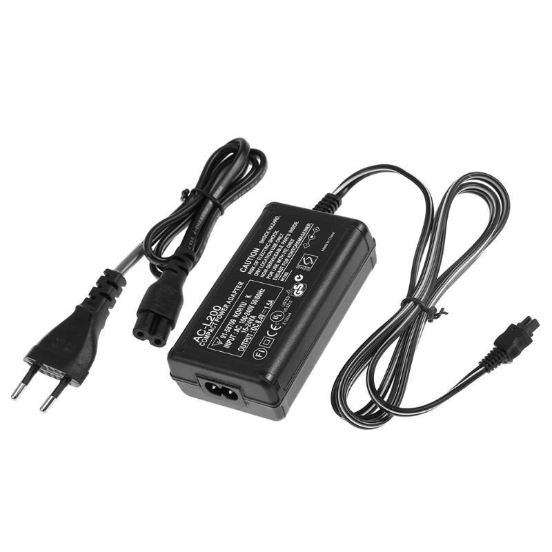 Camera Power Supply Adapter Chargers 100V-240V AC Camera Power Adapter For Sony AC-L200 L25B DSLR Camcorder Charger
