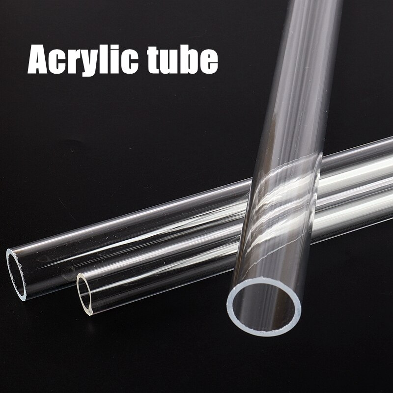 1pc 30CM Länge OD 16 ~ 90mm Transparent Acryl Rohr Aquarium Fisch Tank Gemeinsame Rohr Garten Bewässerung liefern Plexiglas Rohr