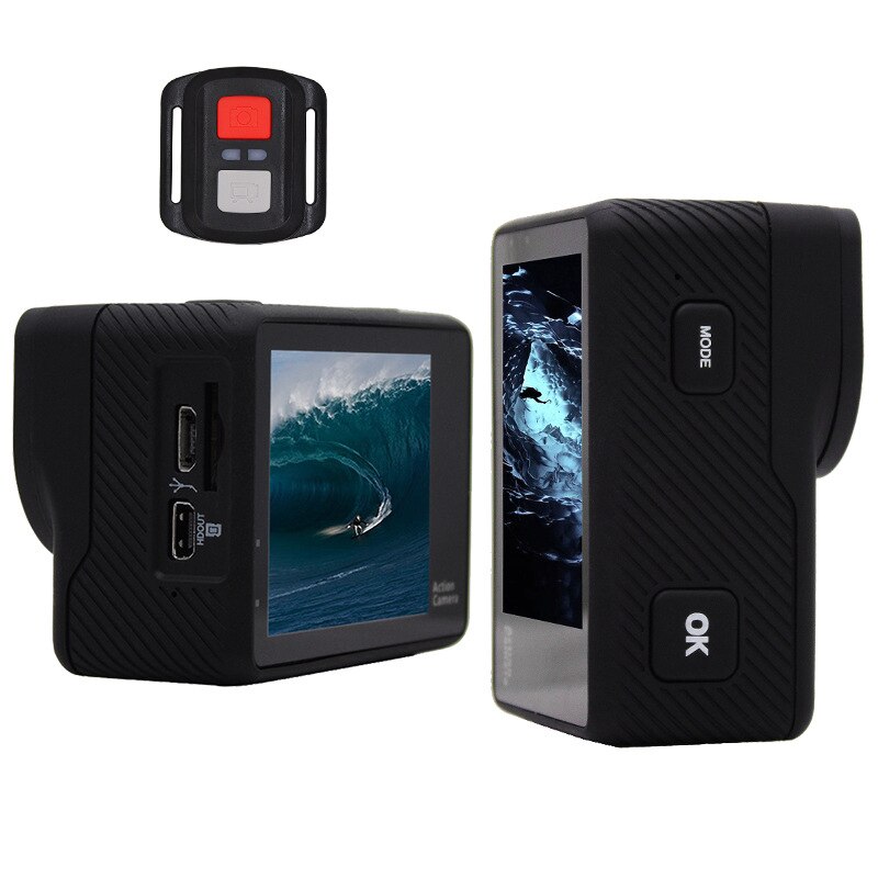 Action camera 4k wifi ultra hd sportcamera waterdichte duikcamcorder met afstandsbediening nk-shopping