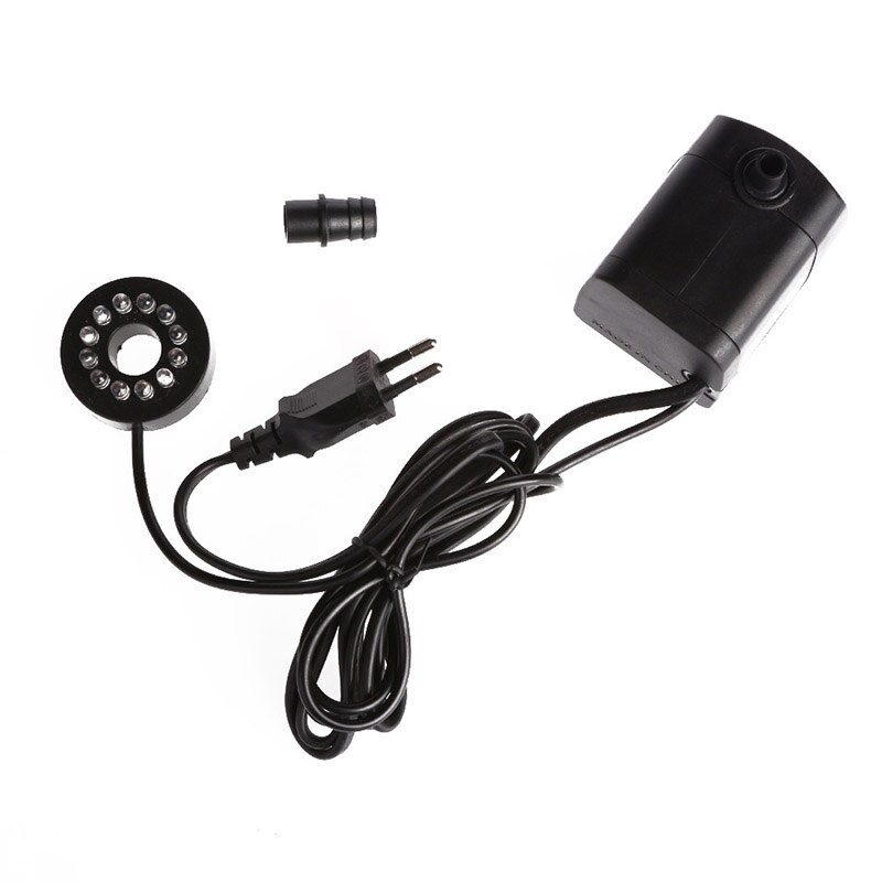 15w mini bomba de água submersível elétrica led rgb piscina luz fonte lagoa aquário tanque peixes lâmpada subaquática ue eua au reino unido
