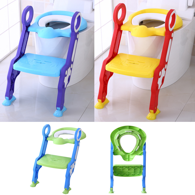 Baby Peuter Potty Toilet Trainer Veiligheid Stoel Stap Met Verstelbare Ladder Zuigeling Wc Opvouwbare Draagbare Wc Voor