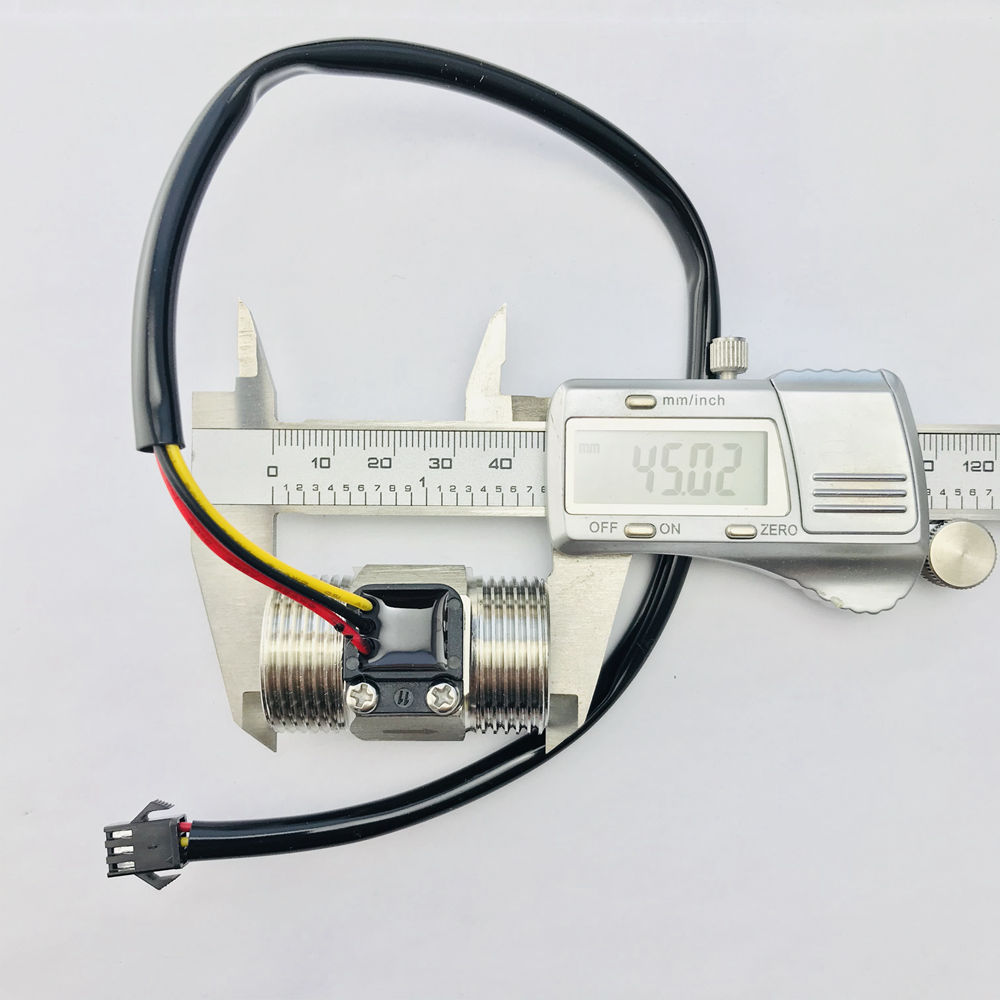 USS-HS43TI SS Stainless Steel Hall Effect Water Flow Sensor 2-45L/M G3/4&quot; Stainless Steel Turbine Flowmeter for water purifier