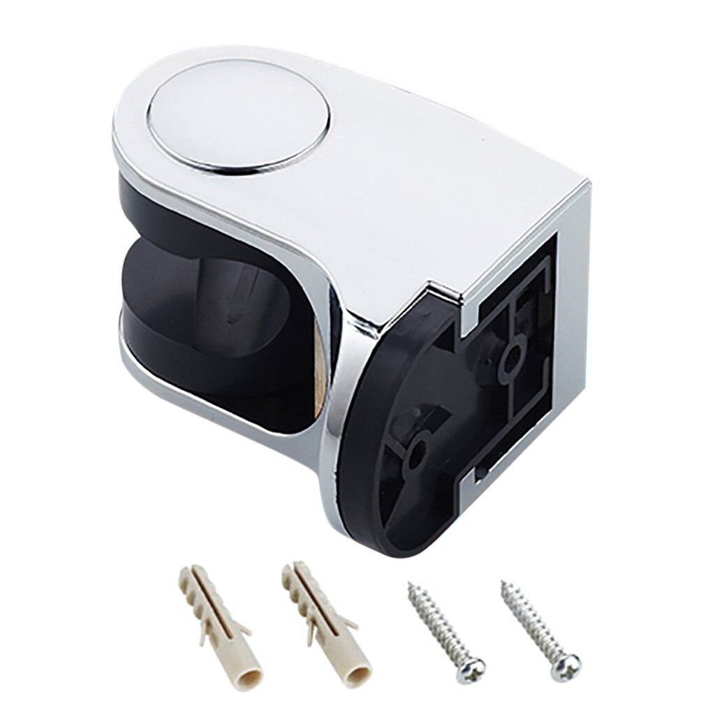 Wall Mounted Hand Shower Bracket Adjustable Shower Head Handset Holder Chrome Bathroom Wall Mount Adjustable Bracket L1014