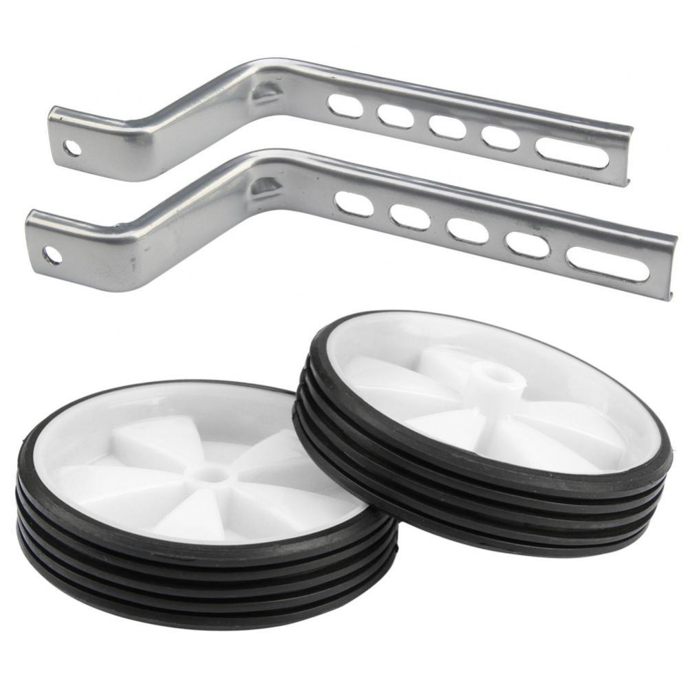 Training Wheel Bike Auxiliary Wheel Universal Training Wheels Bicycle Balance Auxiliary Wheel 2Pcs 12-20 Inch Children Kids Bicy: White